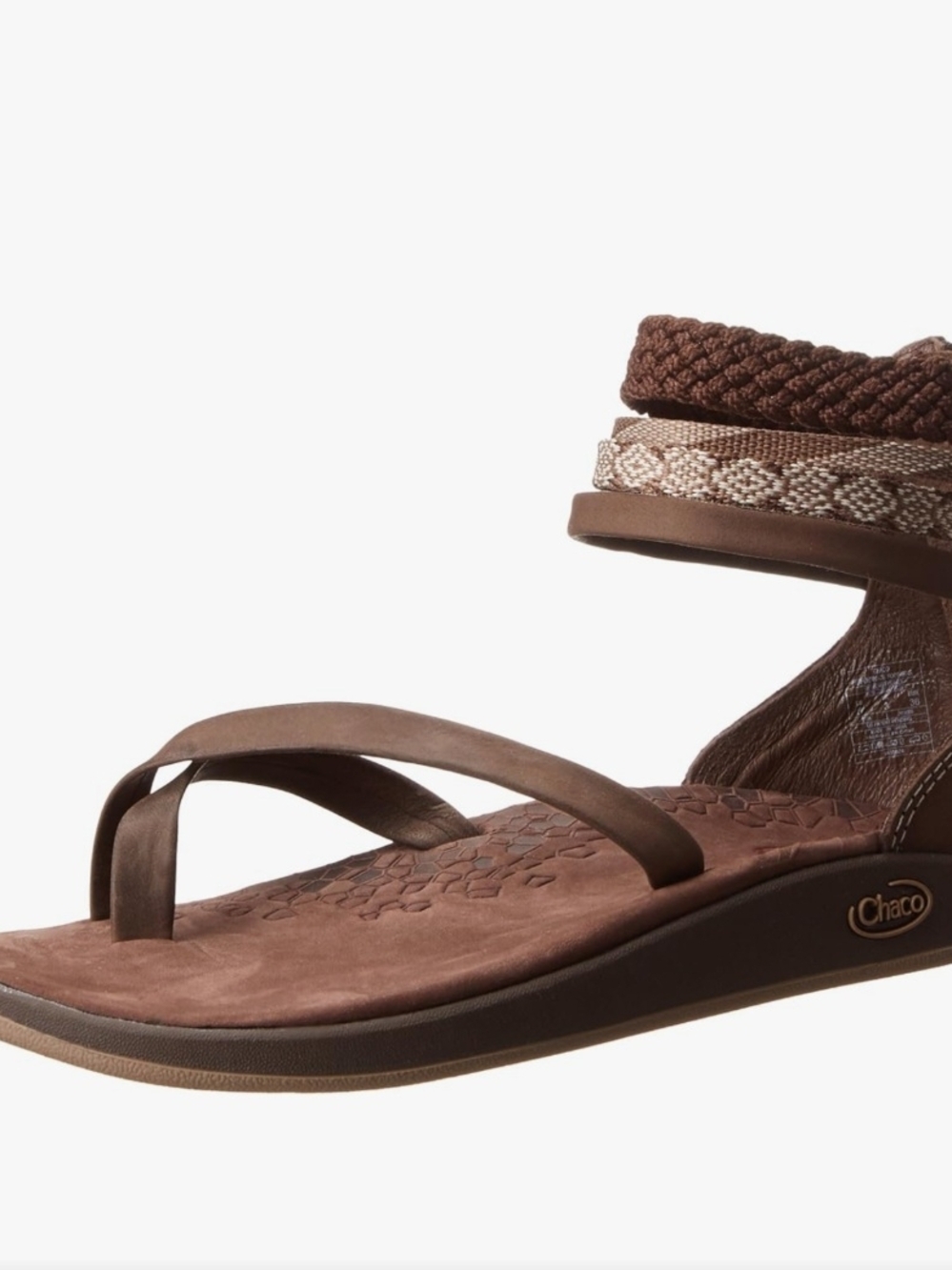 Chaco Women's Brown Gladiator  Strappy Sandal Size 8